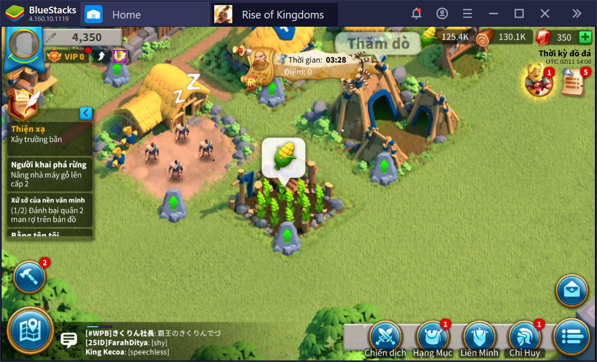 Mẹo phát triển nhanh trong Rise of Kingdoms