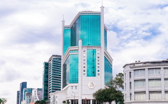 Ảnh 9: Saigon Trade Tower - Một trong những tòa nhà cao nhất Sài Gòn