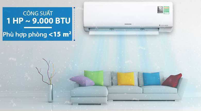 Máy lạnh Samsung Inverter 1 HP AR10NVFTAGMNSV - Công suất 1HP