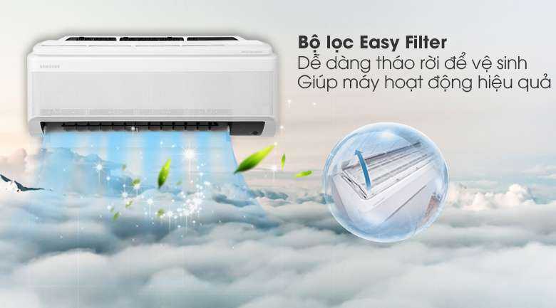 Máy lạnh Samsung Wind-Free Inverter 1 HP AR10TYAACWKNSV - Bộ lọc Easy Filter