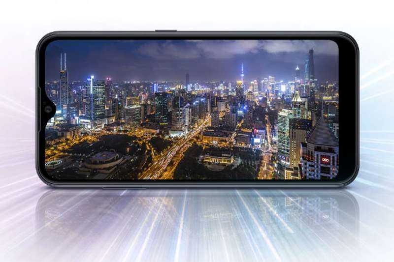 Thiết kế màn hình giọt nước Infinity-V kích thước lớn 6.5 inch | Samsung Galaxy A02s