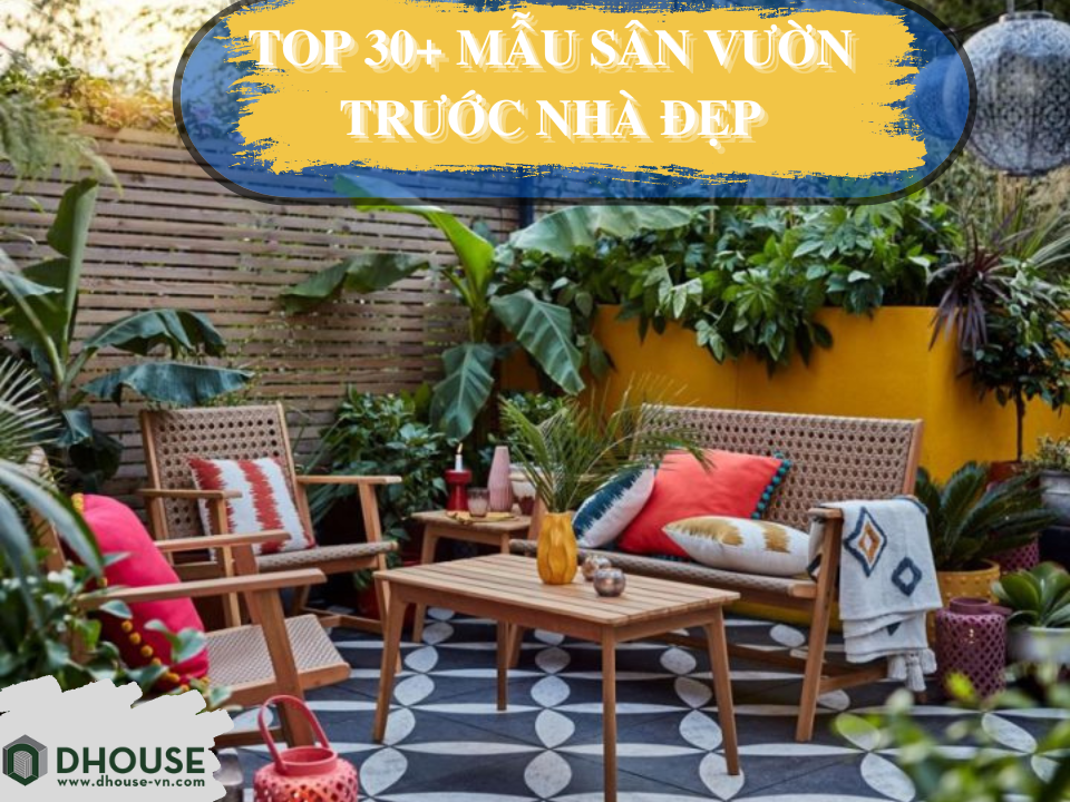 Top 30+ mẫu sân vườn trước nhà đẹp, ấn tượng nhất 2022