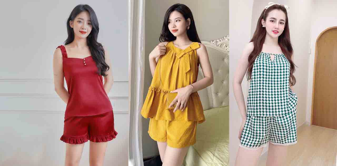 15 shop đồ bộ kiểu nữ mặc ở nhà đẹp, siêu dễ thương, giá rẻ