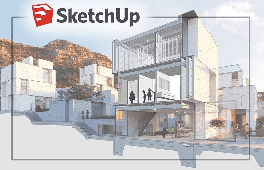 Phần mềm vẽ nhà: Sketchup