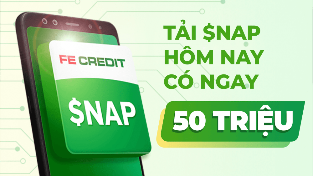 Vay tiền online, mở thẻ tín dụng với app $NAP (SNAP) - Ngân Hàng Online