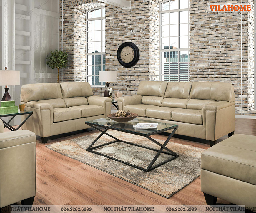 Màu trang trí nhà ngày Tết với bộ ghế sofa