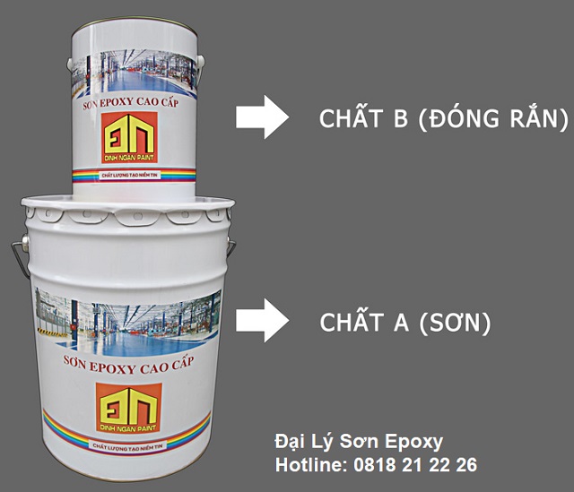 sơn epoxy gồm 2 thành phần