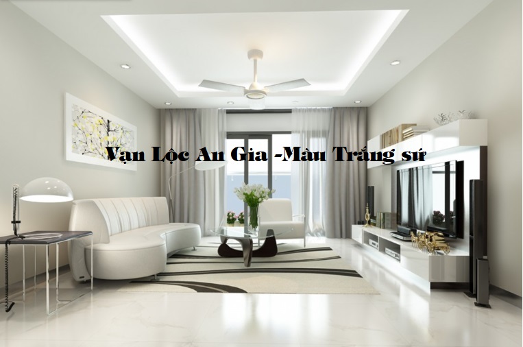 Sơn nhà màu gì sang trọng - Màu trắng sứ