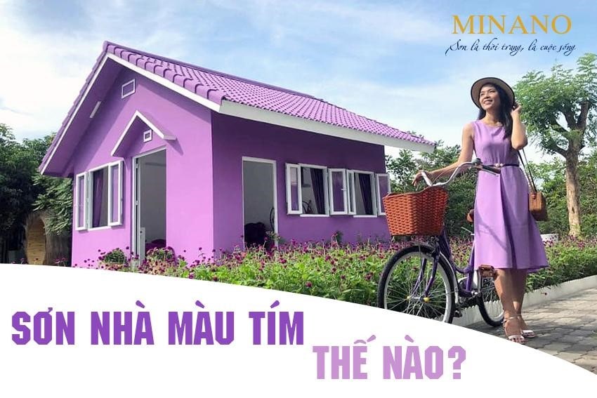 10+ mẫu sơn nhà màu tím khoai môn | tím hoa cà | tím nhạt