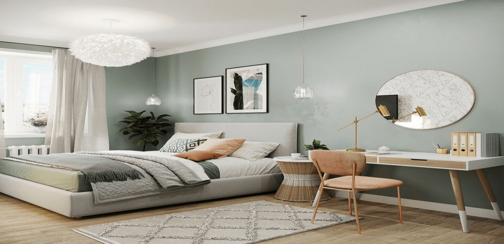 Đã mắt với TOP 5 màu sơn nội thất cho phòng ngủ đẹp và sang trọng