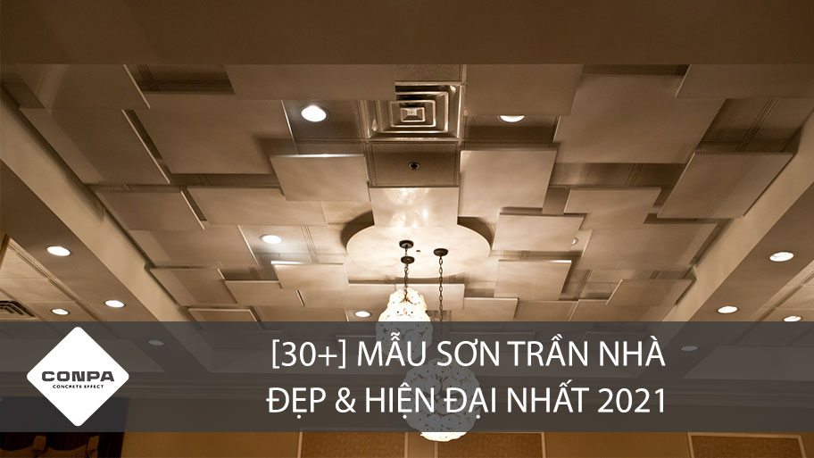 [30+] Mẫu sơn trần nhà đẹp & hiện đại nhất 2021 | CONPA