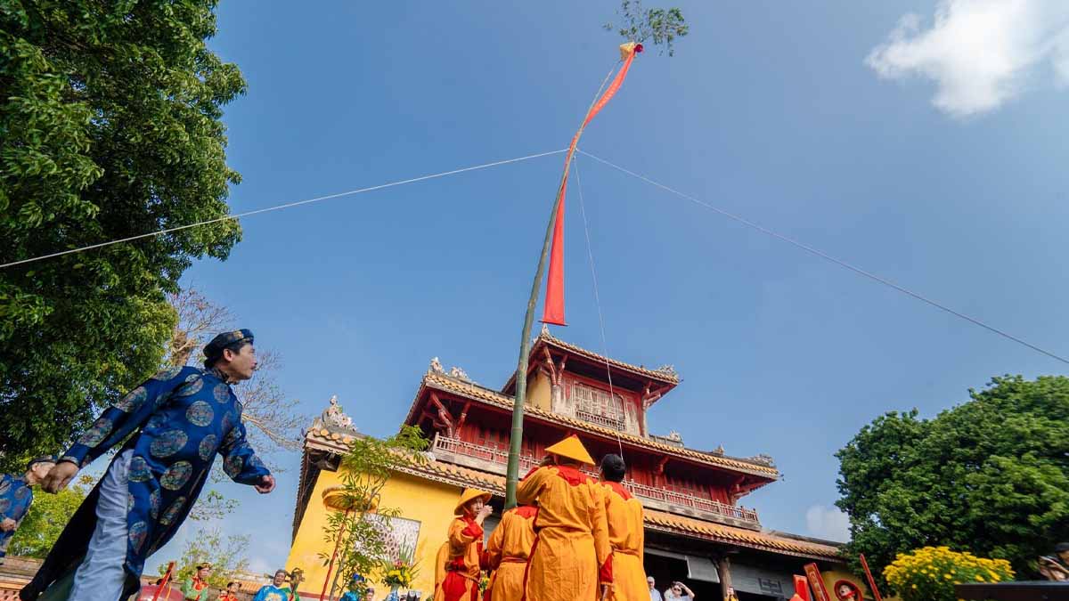 Ý nghĩa phong tục dựng cây nêu ngày Tết