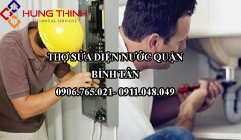Thợ sửa điện nước quận Bình Tân - Thi công điện nước quận Bình Tân