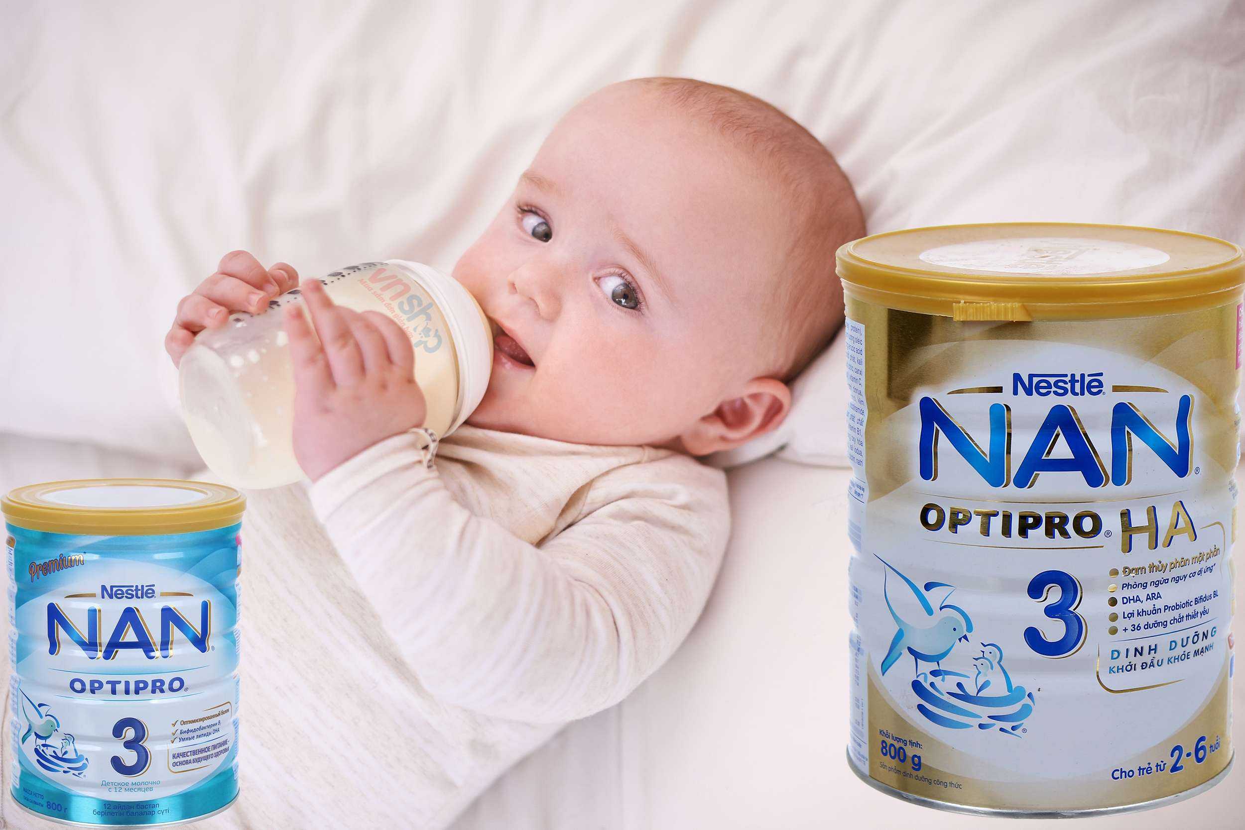 Vai trò của sữa Nan với sự phát triển của bé