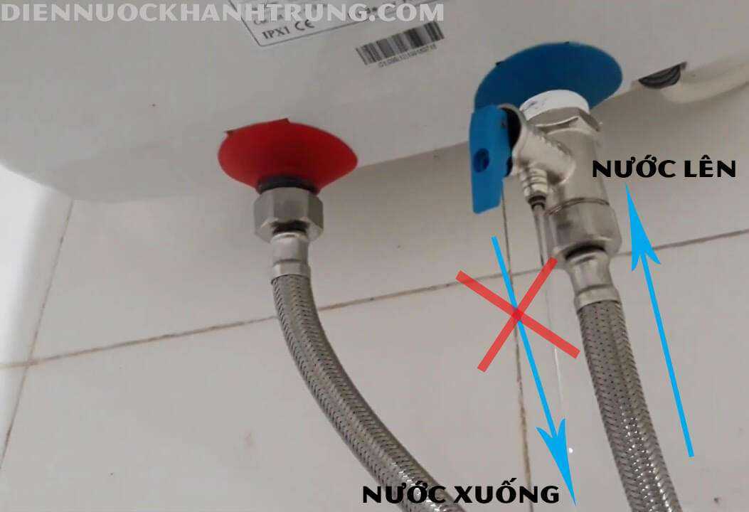 Van 1 Chiều Bình Nóng Lạnh Bị Rò Nước - Xem cách sửa