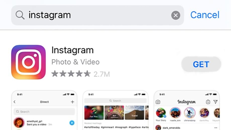 Cách tải Instagram trên iOS