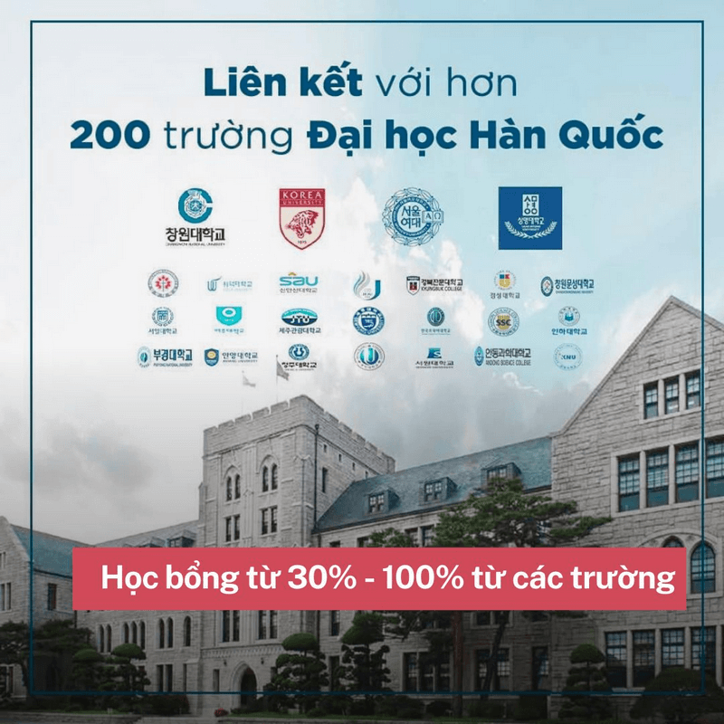 Hệ sinh thái tài nguyên du học Hàn Quốc đa dạng