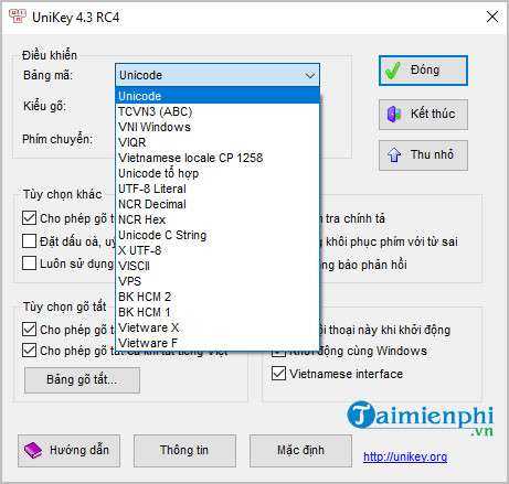 Tải Unikey 2021, Download Unikey 4.3 RC5, gõ tiếng việt trên Win 10, 7