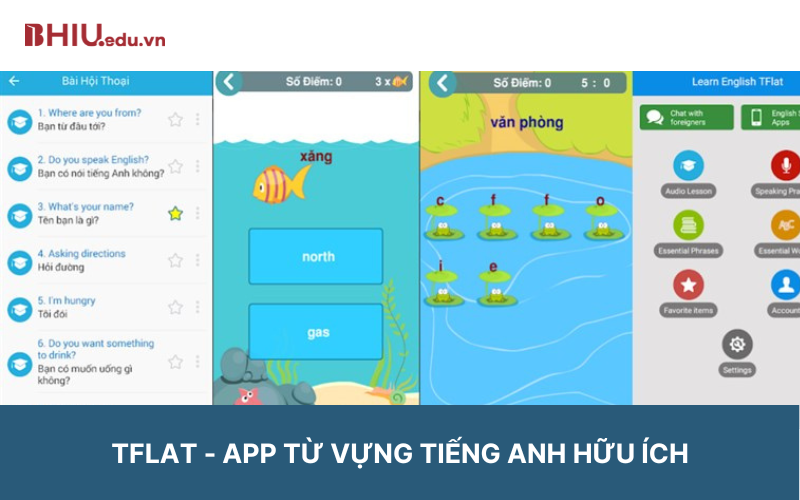 TFLAT - App từ vựng tiếng Anh hữu ích