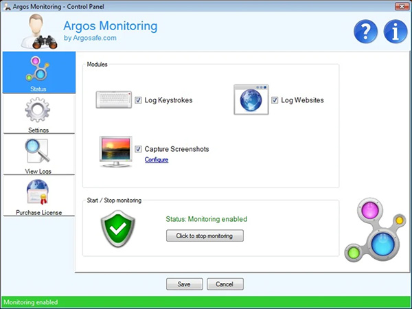 Phần mềm Argos Monitoring
