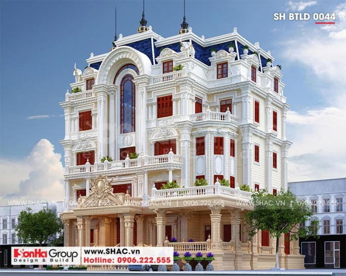 thiết kế biệt thự 500m2