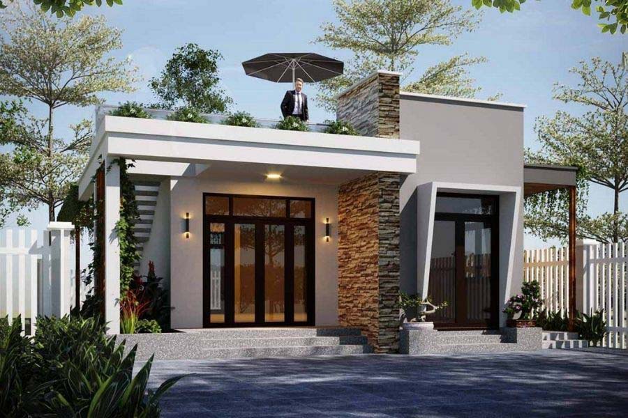 BỎ TÚI 5 mẫu thiết kế nhà 1 tầng 70m2 đẹp nhất hiện nay