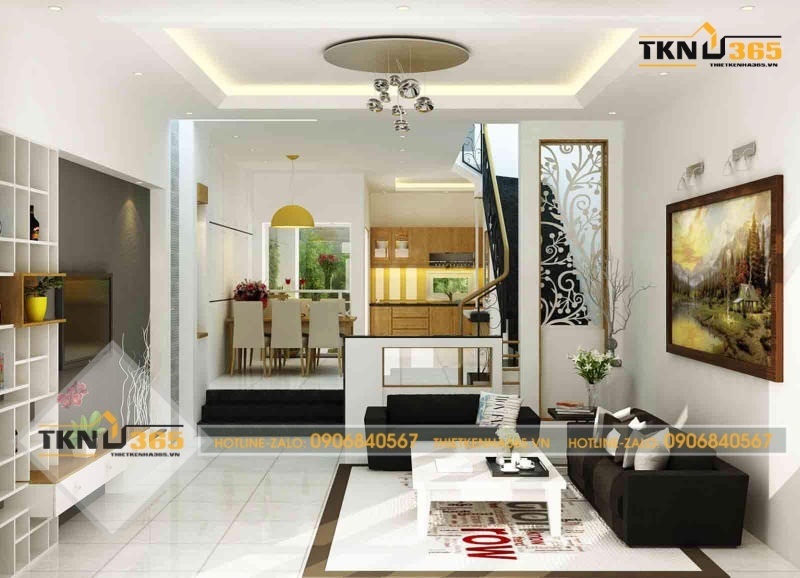 Thiết kế nhà 2 tầng 20m2