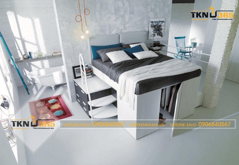 Thiết kế nhà 2 tầng 20m2