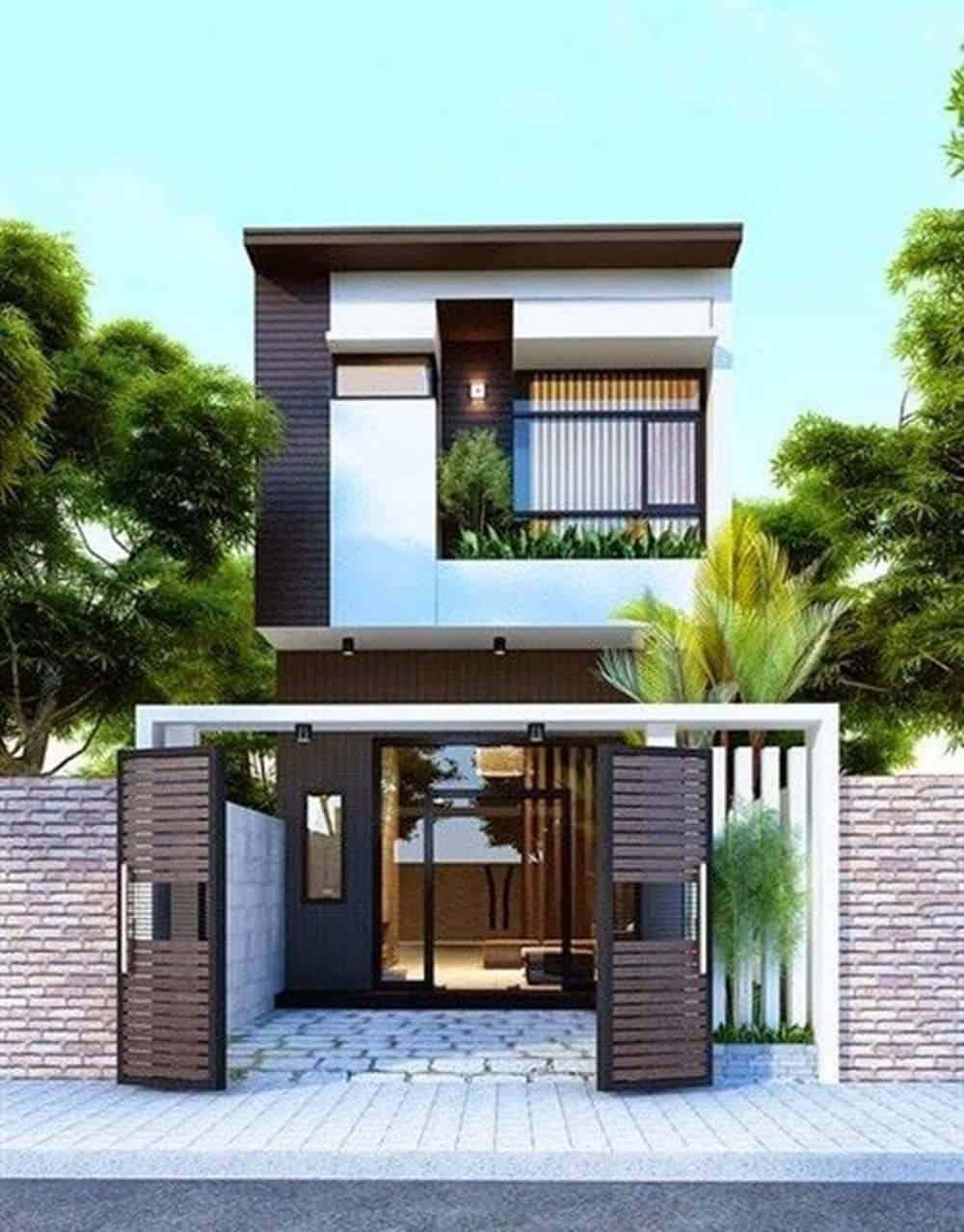 Thiết Kế Nhà 2 Tầng 50m2 3 Phòng Ngủ Tư Vấn Trọn Gói Nội Thất