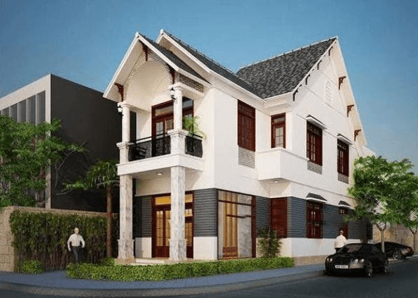 Thiết kế nhà 60m2 2 tầng hiện đại, tiện nghi 2, 3 phòng ngủ | Biscons JSC