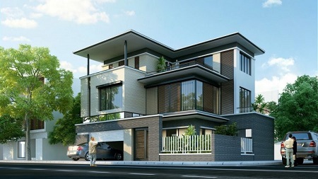 Thiết kế nhà đẹp 3 tầng cho thế kỷ XXI - THHOME