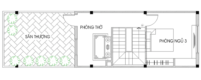 Thiết Kế Nhà Ống 40m2 3 Tầng Đẹp Lung Linh Chi Phí Xây Dựng Ít