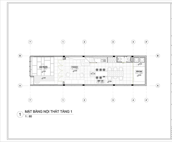 Bản vẽ tầng 1