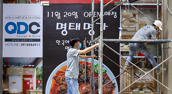 THI CÔNG NHÀ HÀNG HÀN MYUNG TAE MYUNG GA