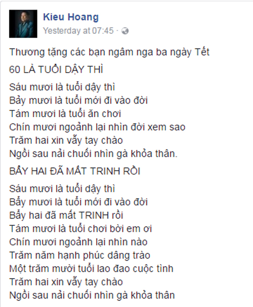 thơ chế tết hài hước vui nhộn phần 4