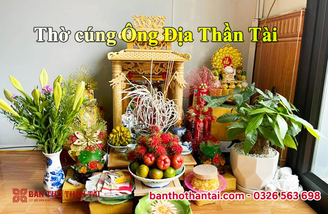 Thờ cúng Ông Địa Thần Tài