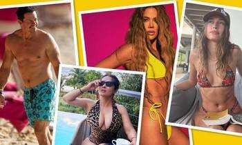 Sao Hollywood: Bà xã Justin Bieber, Khloé Kardashian sexy hết nấc với bikini 