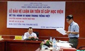 Chất lượng đào tạo tiến sĩ chưa cao có lỗi từ hệ thống. Ảnh: minh họa