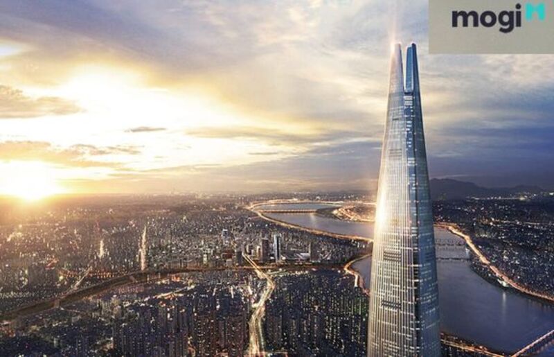 Lotte World Tower nằm trong danh sách các tòa nhà cao nhất thế giới