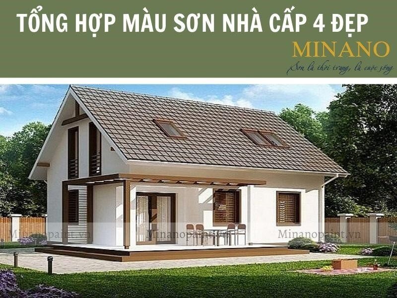 TOP Những màu sơn nhà cấp 4 đẹp ? [XU HƯỚNG 2022]