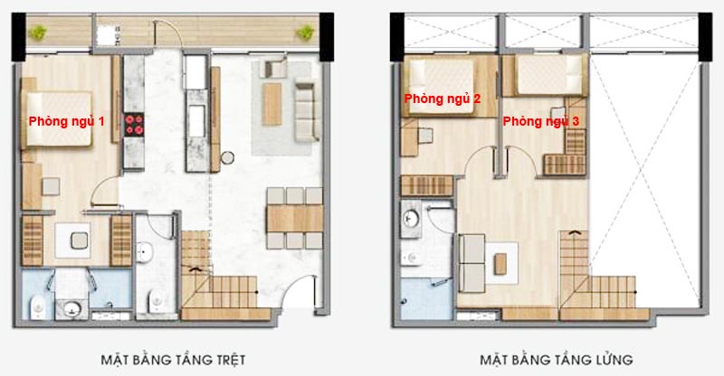 mẫu nhà cấp 4 đẹp 100m2 3 phòng ngủ