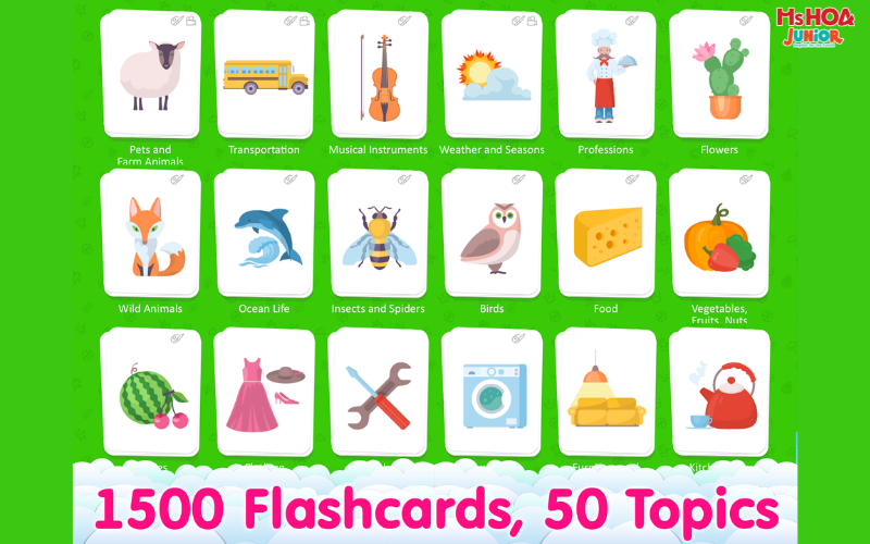 English Flashcard - Phầm mềm học tiếng Anh miễn phí cho trẻ em