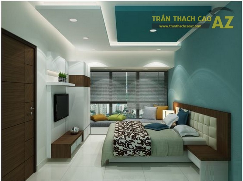 Trần thạch cao nhà ống đẹp, tạo độ mở cho không gian