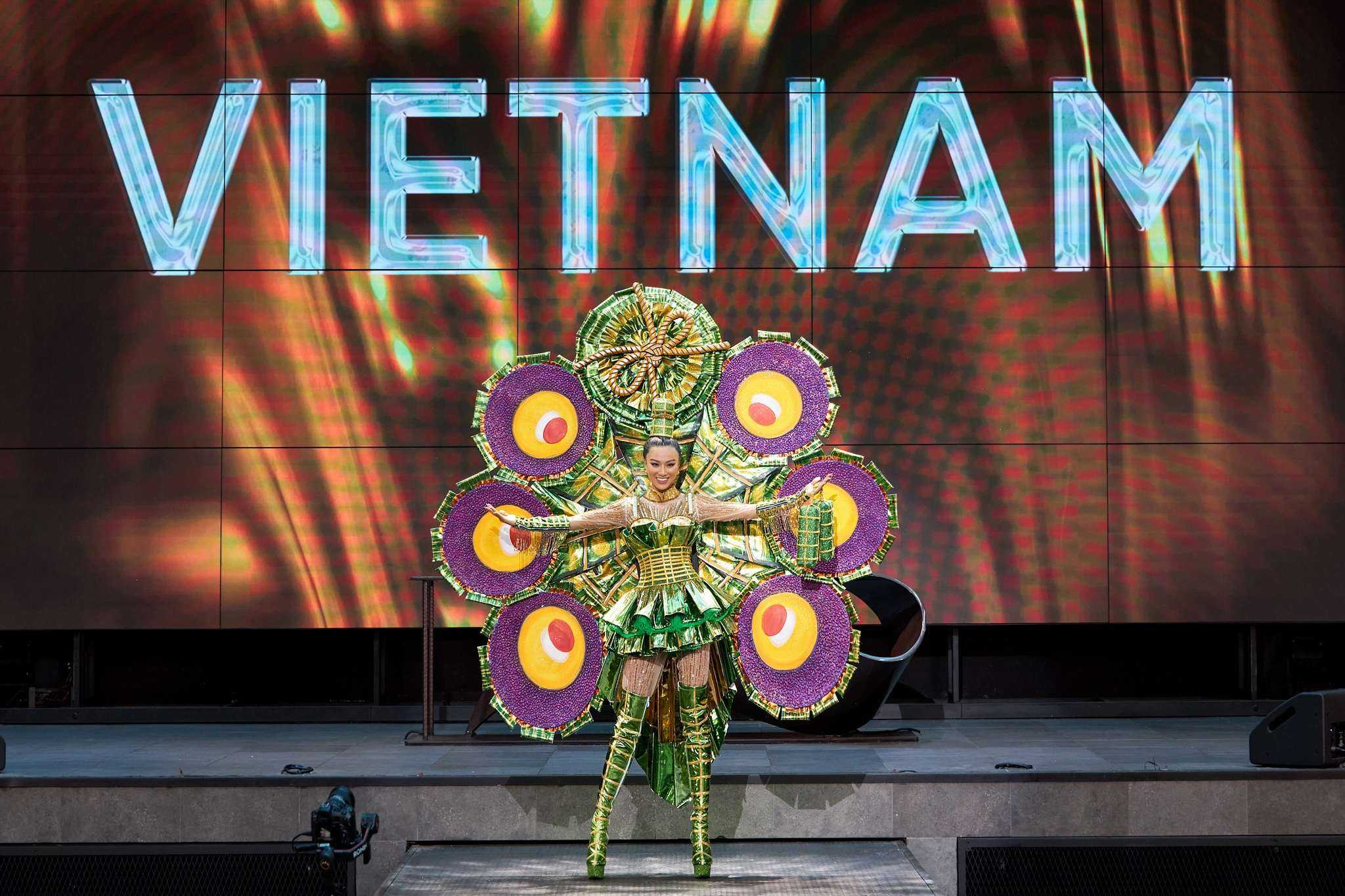 Á hậu Việt đầu tiên trong lịch sử được trao vương miện thi Hoa hậu Hoàn vũ - 11