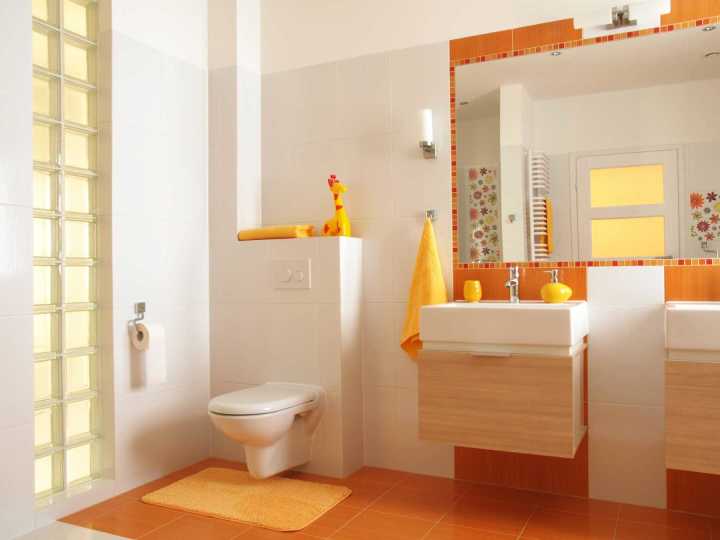 Trang trí không gian nhà tắm vệ sinh cho con trai, con gái với màu sắc bắt mắt và vật dụng dễ thương