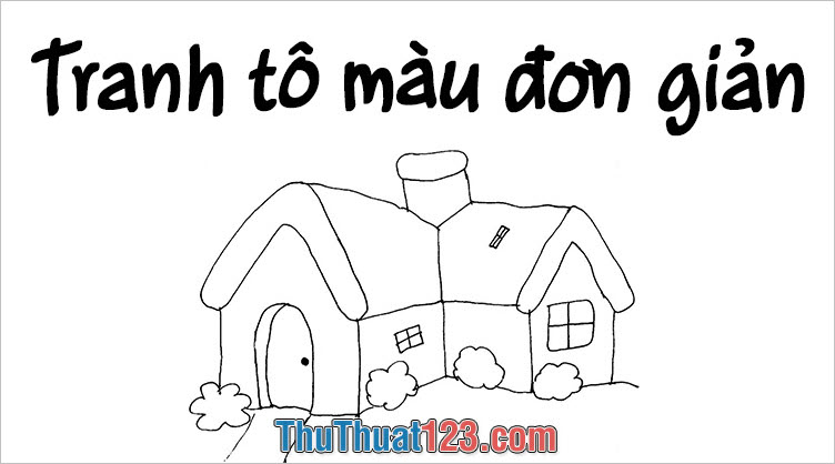 Tranh tô màu đơn giản