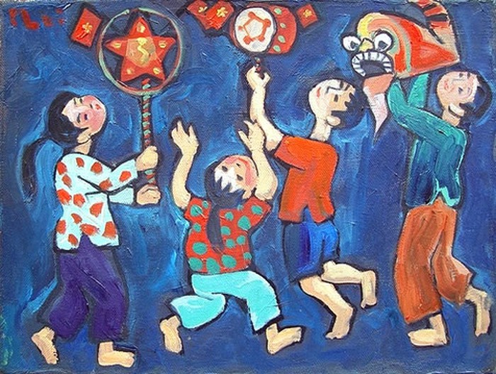 Tranh trung thu nghệ thuật