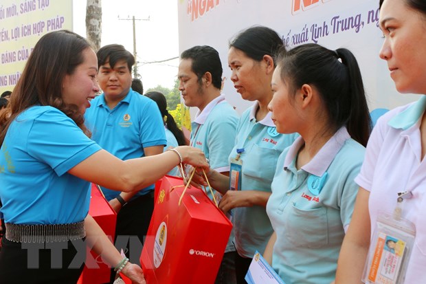 TP.HCM: 'Ngay hoi nghia tinh-Tet doan vien' cho hon 30.000 cong nhan hinh anh 1