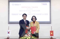 Thúc đẩy hợp tác giữa TTXVN và hãng thông tấn Yonhap của Hàn Quốc