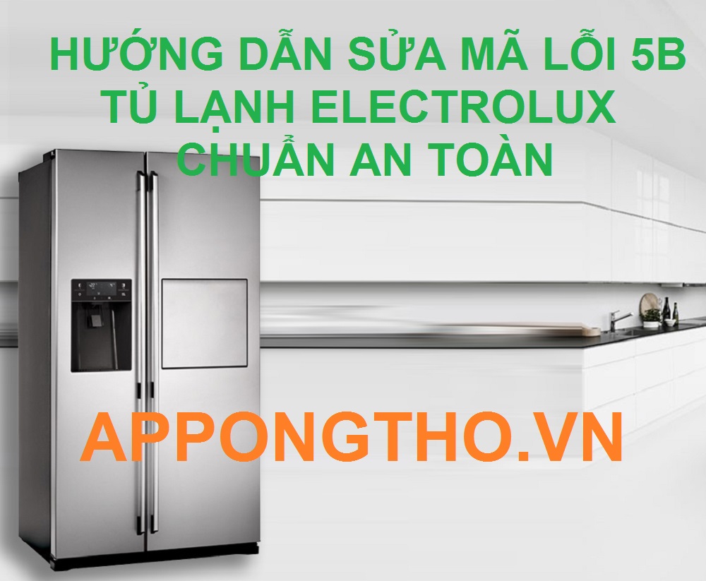 Làm thế nào để khắc phục lỗi 5B trên tủ lạnh Electrolux?